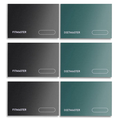 Three pairs of Fitmaster and Dietmaster notebooks
