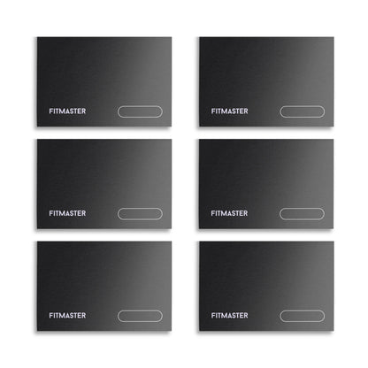 Six Fitmaster notebooks arranged in a grid