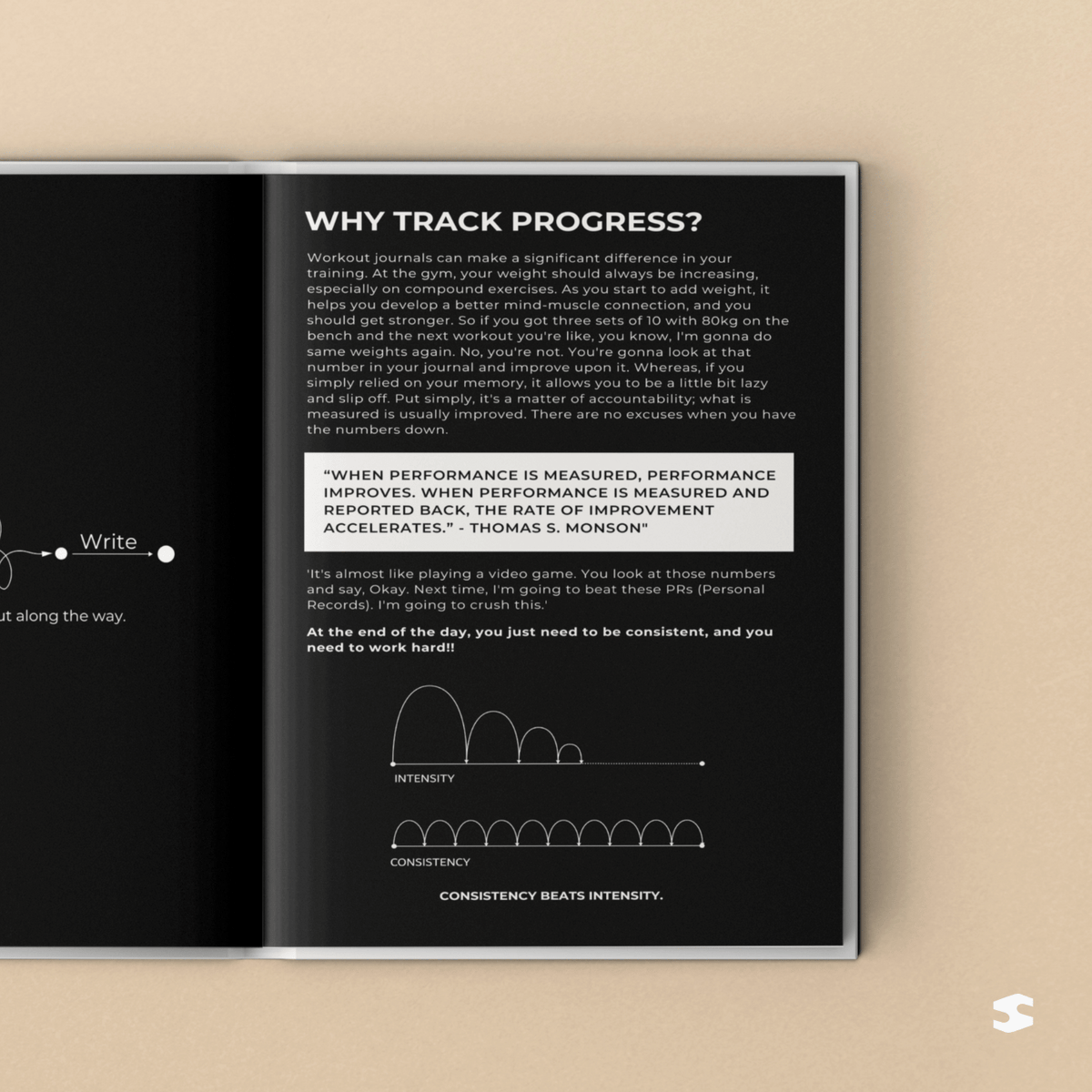 Fitness & Diet Planner introduction explaining progress tracking