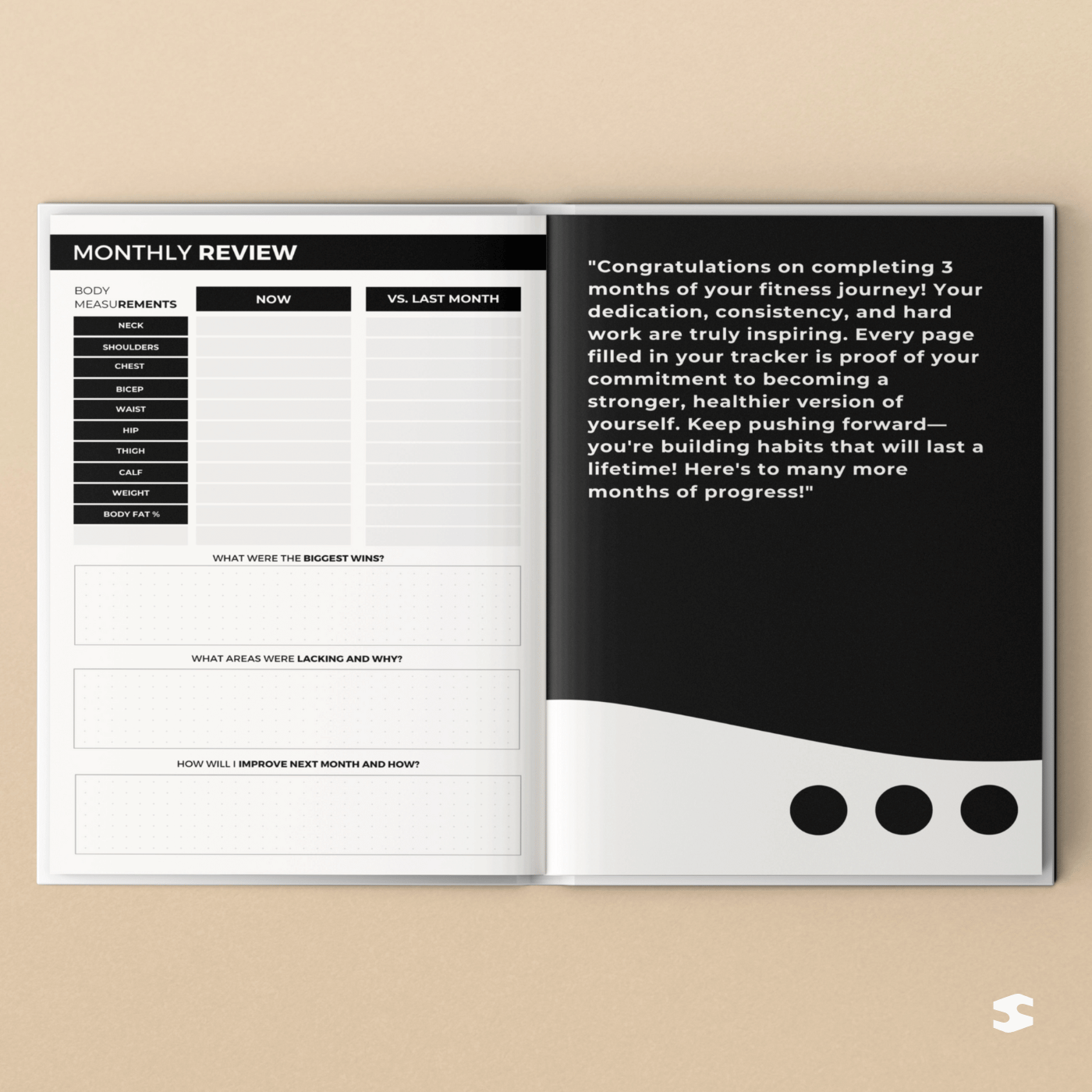 Fitness & Diet Planner | Workout Journal - Nutrition & Habit Tracker