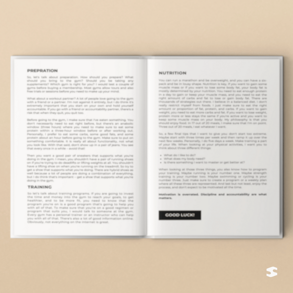 Fitness & Diet Planner | Workout Journal - Nutrition & Habit Tracker