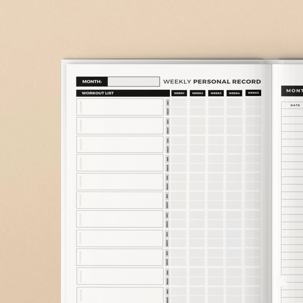Fitness & Diet Planner | Workout Journal - Nutrition & Habit Tracker