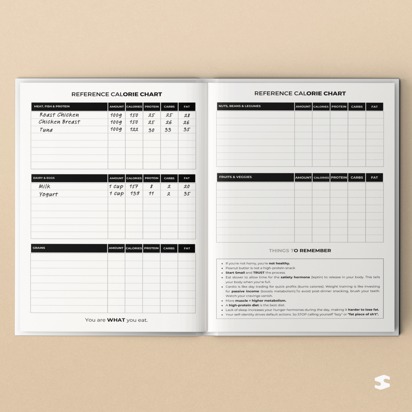 Fitness & Diet Planner | Workout Journal - Nutrition & Habit Tracker
