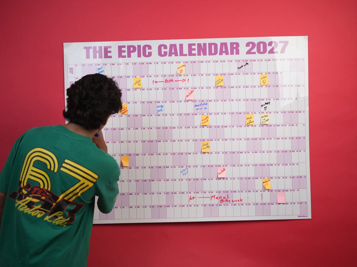 Original Shenzation EPIC Calendar product photograph — wall