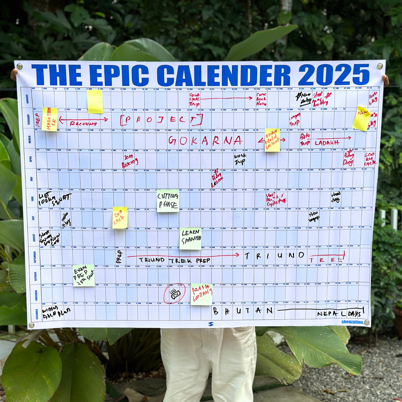 The Epic Calender | 2025