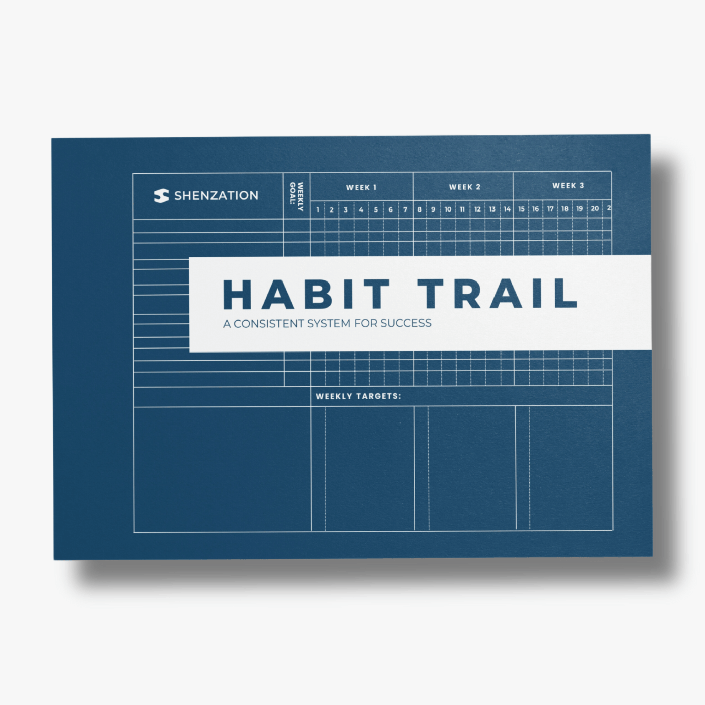 Habit Tracker Cards Daily & Weekly Habit Tracker System Studio View